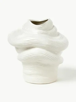 Westwing Collection Vase Moss aus Steinzeug, H 36 cm