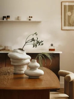 Westwing Collection Vase Moss aus Steinzeug, H 36 cm