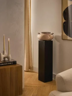 Westwing Collection Vase Veda aus Terrakotta, H 16 cm