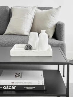 Westwing Vasen Esko mit Rillenrelief, 2er-Set