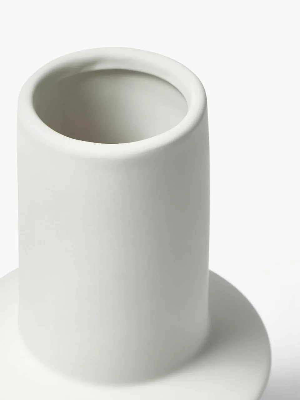 Westwing Collection Vasen Isen aus Steingut, 2er-Set