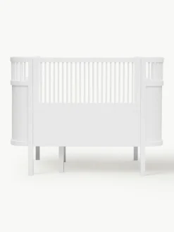 Kinder Sebra Verlängerbares Babybett Baby & Junior aus Birkenholz, 70 x 110/150 cm