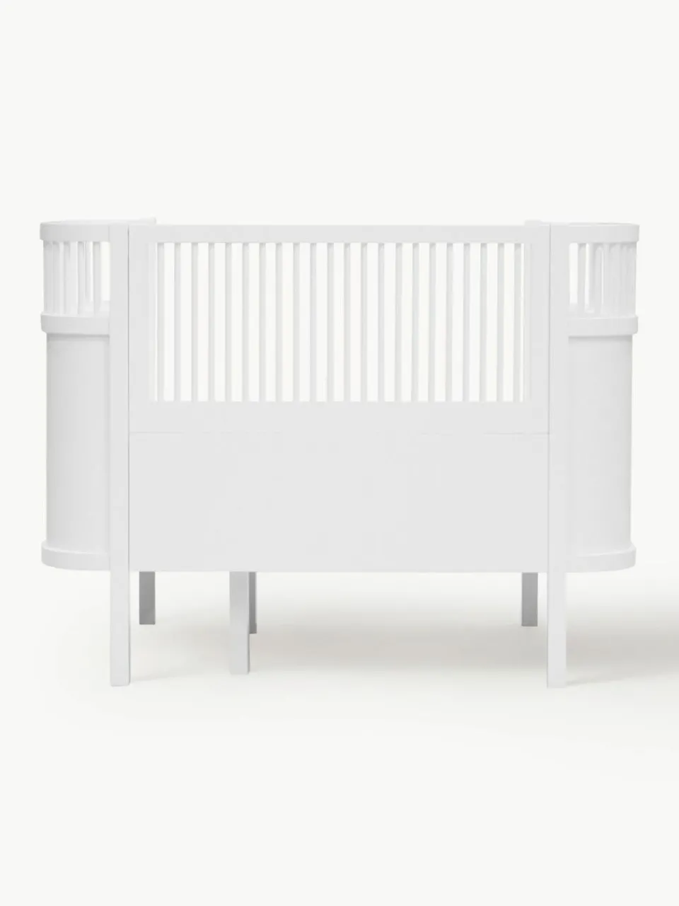 Kinder Sebra Verlängerbares Babybett Baby & Junior aus Birkenholz, 70 x 110/150 cm