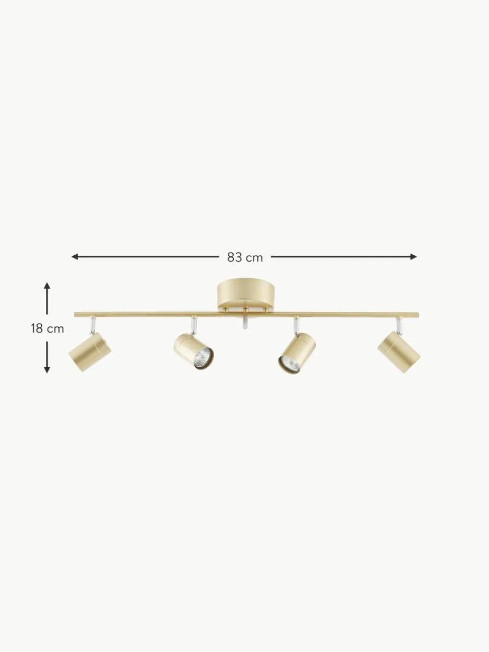 By Rydens Verstellbare LED-Deckenleuchte Correct