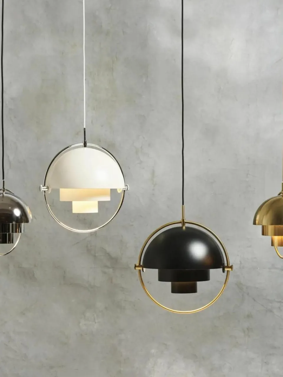 GUBI Verstellbare Pendelleuchte Multi-Lite, in verschiedenen Größen