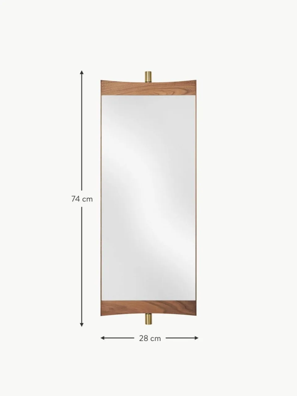 GUBI Verstellbarer Wandspiegel Vanity