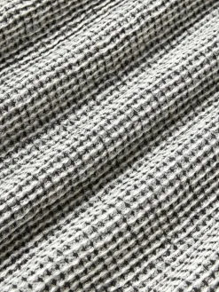 Westwing Collection Waffelpiqué-Bettdeckenbezug Clemente