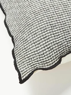 Westwing Collection Waffelpiqué-Bettdeckenbezug Clemente