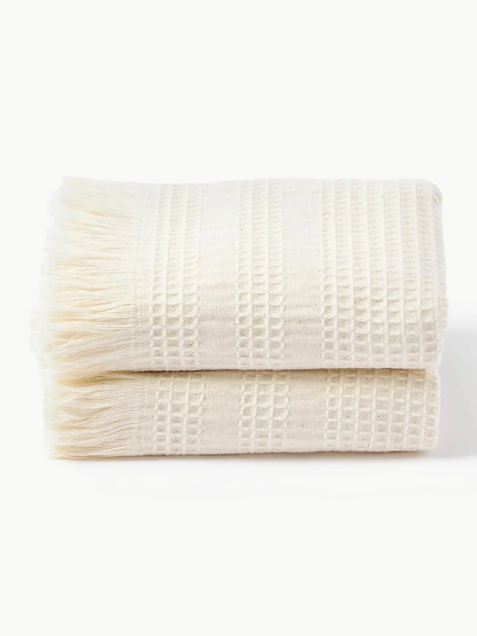Westwing Collection Waffelpiqué-Handtuch Yara, in verschiedenen Größen
