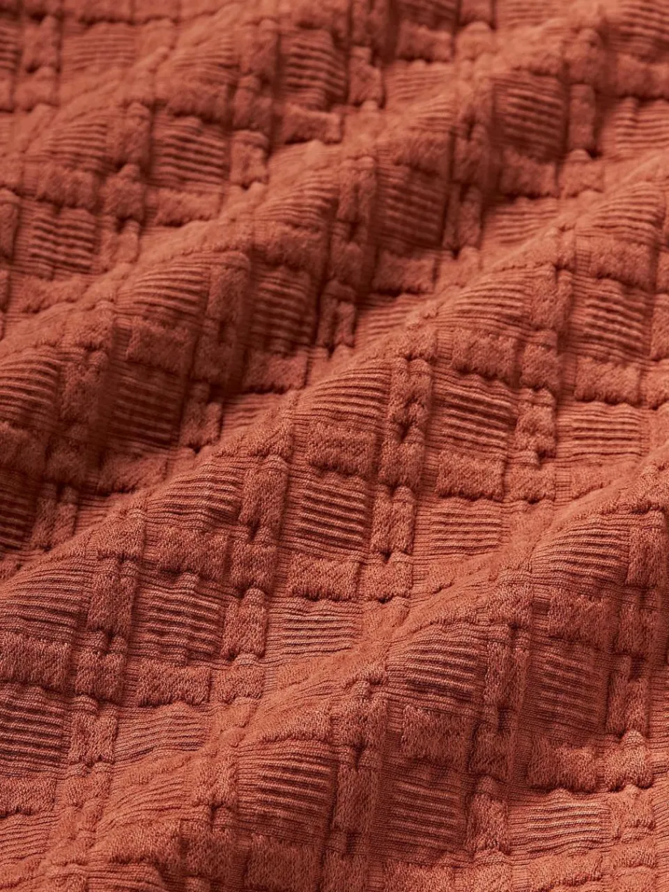 Westwing Collection Waffelpiqué-Kissenhülle Orville mit Stehsaum