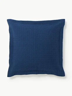 Westwing Collection Waffelpiqué-Kissenhülle Orville mit Stehsaum