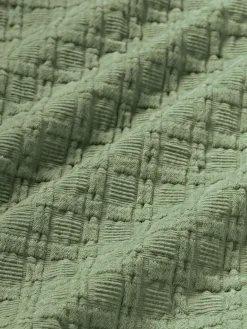 Westwing Collection Waffelpiqué-Kissenhülle Orville mit Stehsaum