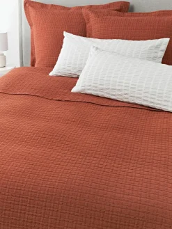 Westwing Collection Waffelpiqué-Tagesdecke Orville