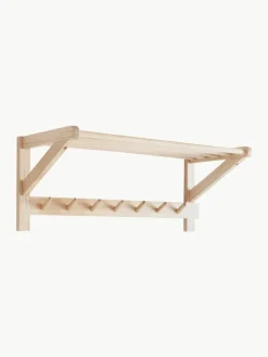 Jotex Wandgarderobe Cole mit Hutablage aus Kiefernholz