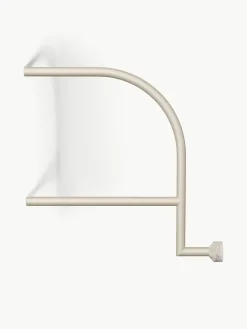 Westwing Collection Wandgarderobe Disa mit Travertinhaken