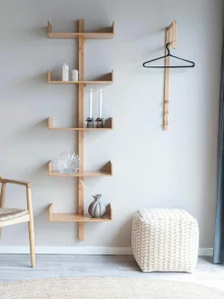 Westwing Wandgarderobe Trento aus Bambusholz