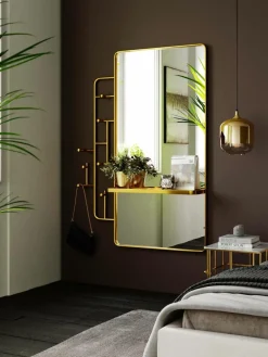 Kare Design Wandgarderobe Tristan mit Spiegel