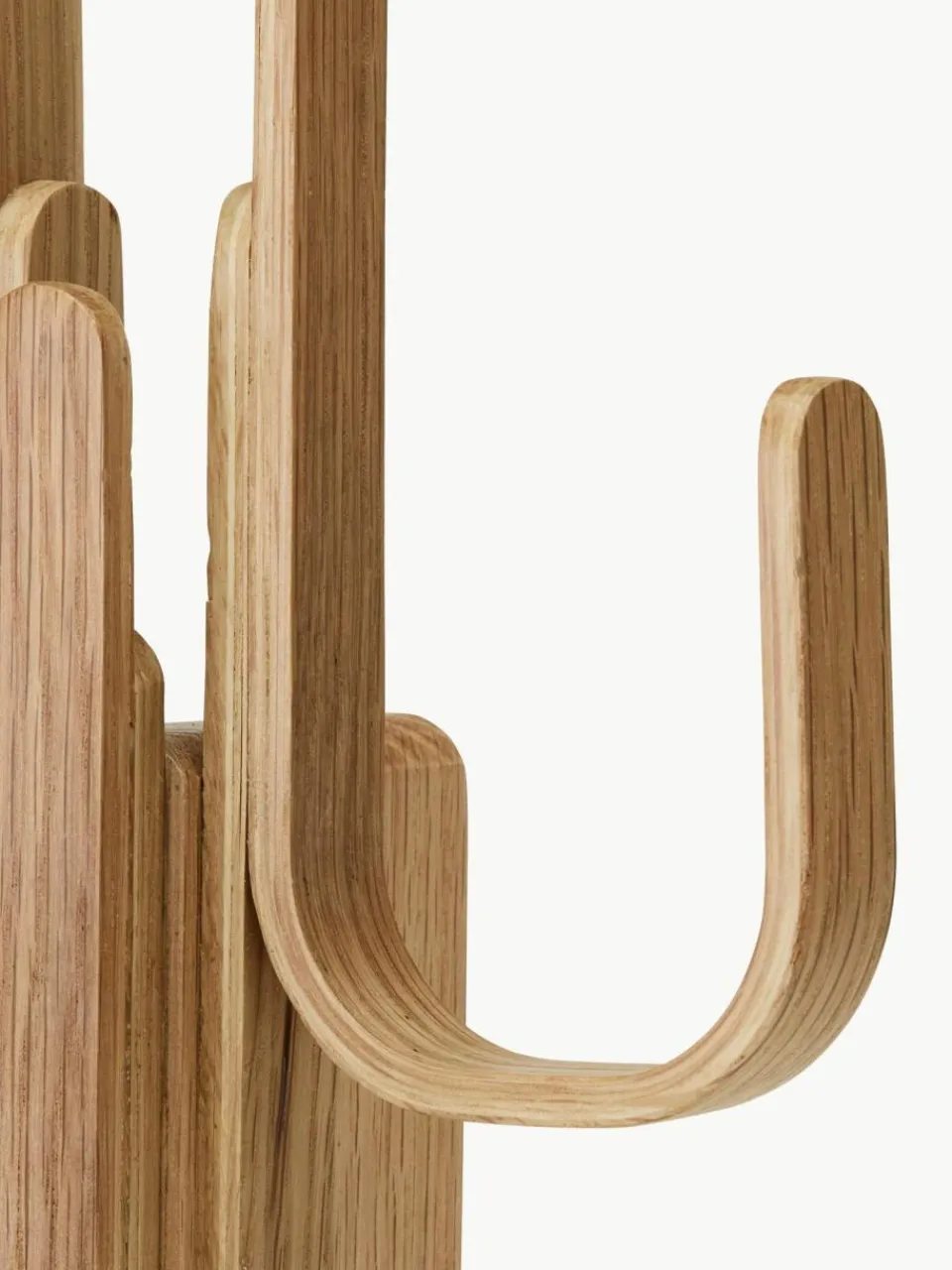 Cooee Design Wandgarderobe Woody aus Eichenholz