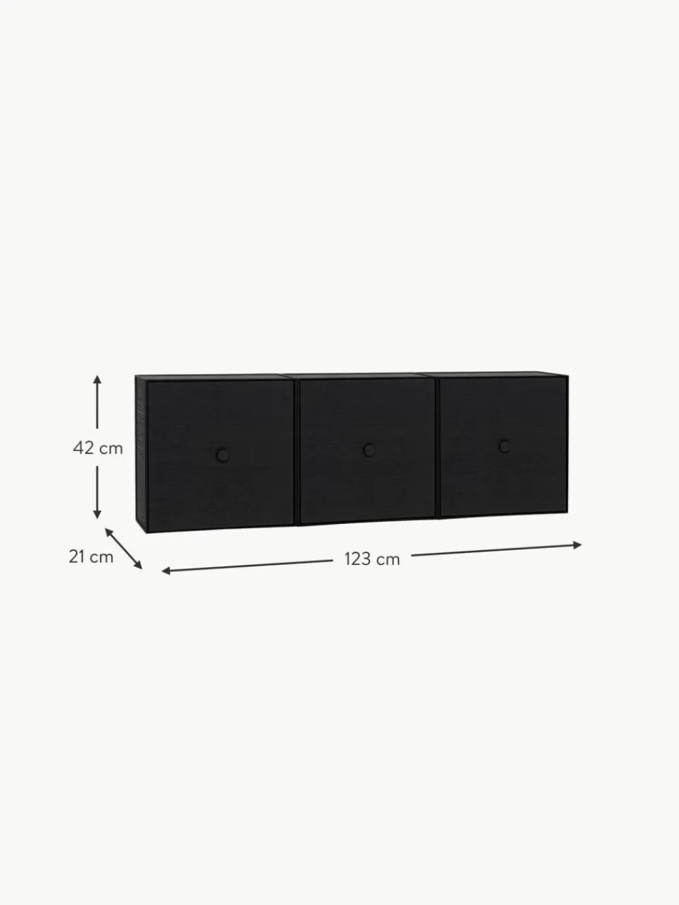 Audo Copenhagen Wandkonsole Frame aus Holz und Metall