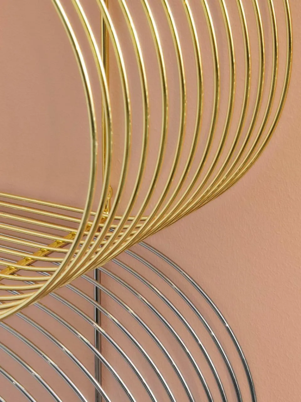Aytm Wandregal Curva aus Metall, B 61 cm