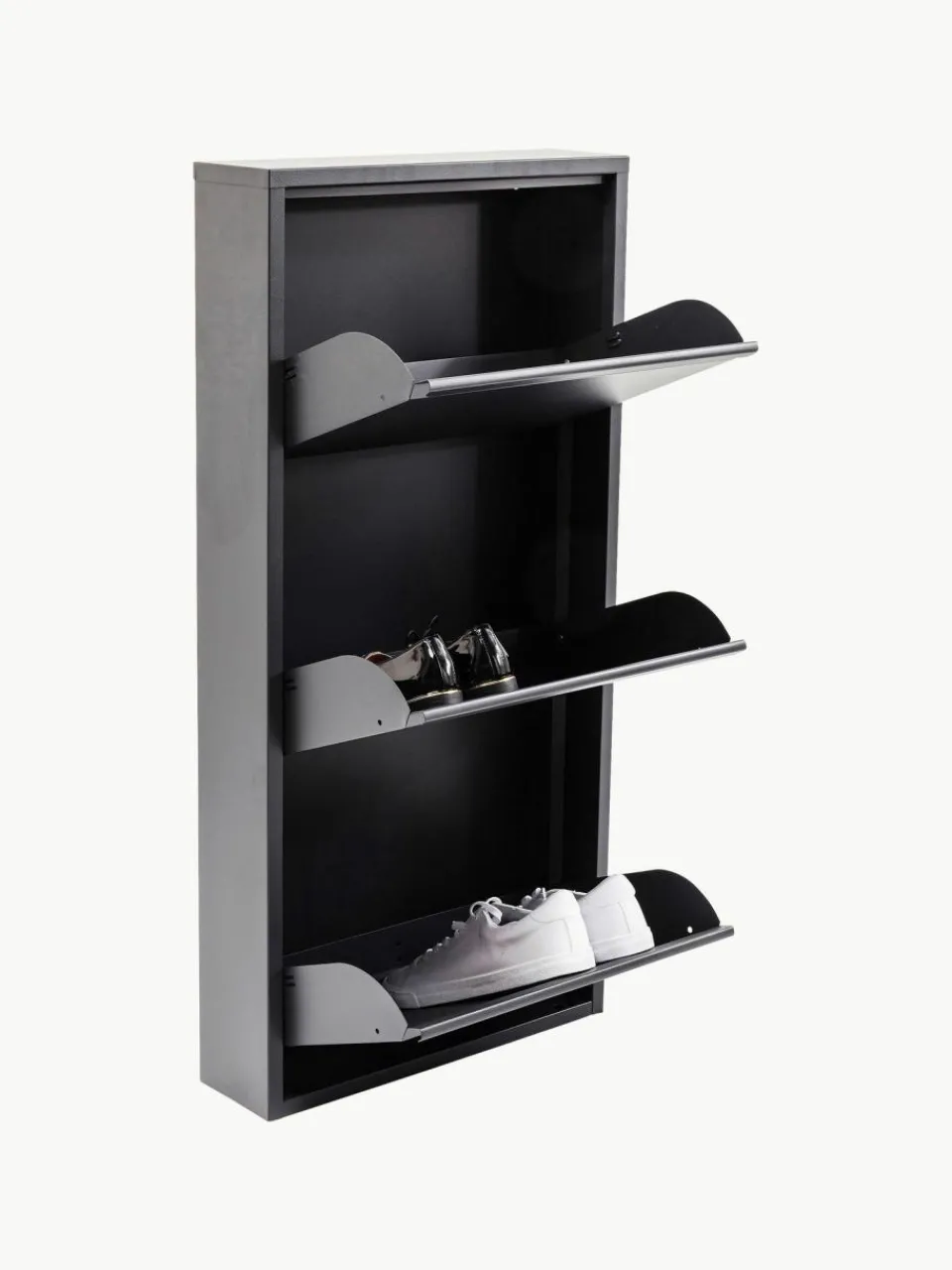Kare Design Wand-Schuhschrank Caruso mit Klappfächern