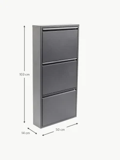 Kare Design Wand-Schuhschrank Caruso mit Klappfächern