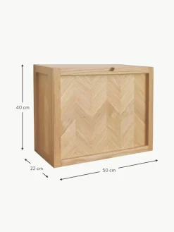 Hübsch Wand-Schuhschrank Herringbone aus Eichenholz