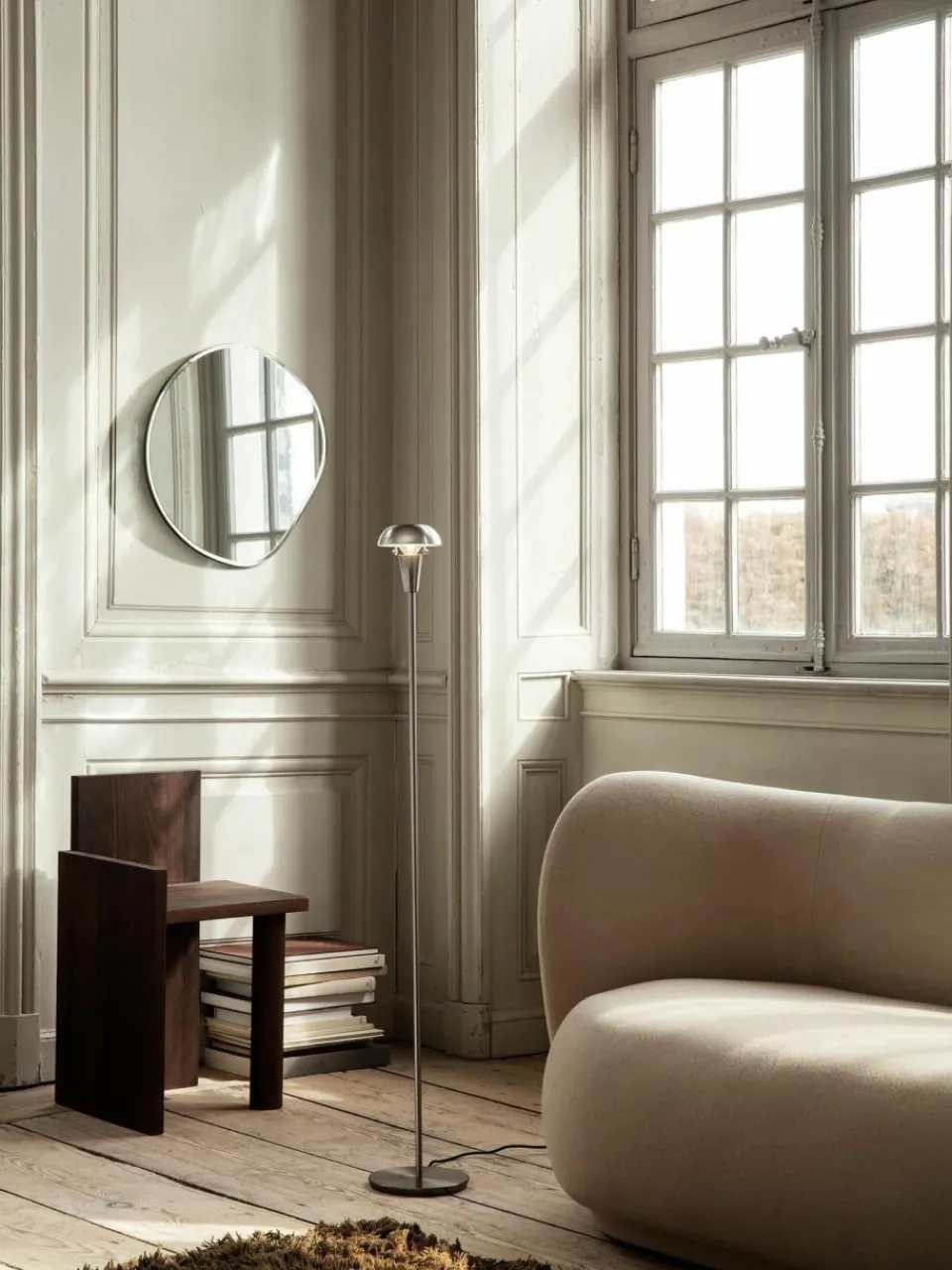 ferm LIVING Wandspiegel Pond, in verschiedenen Größen