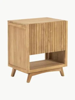 Westwing Waschbeckenunterschrank Kuveni aus Teakholz, B 70 cm