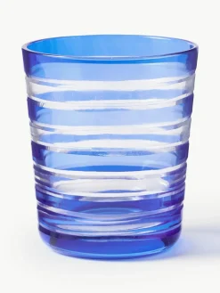 Pols Potten Wassergläser Cobalt, 6er-Set