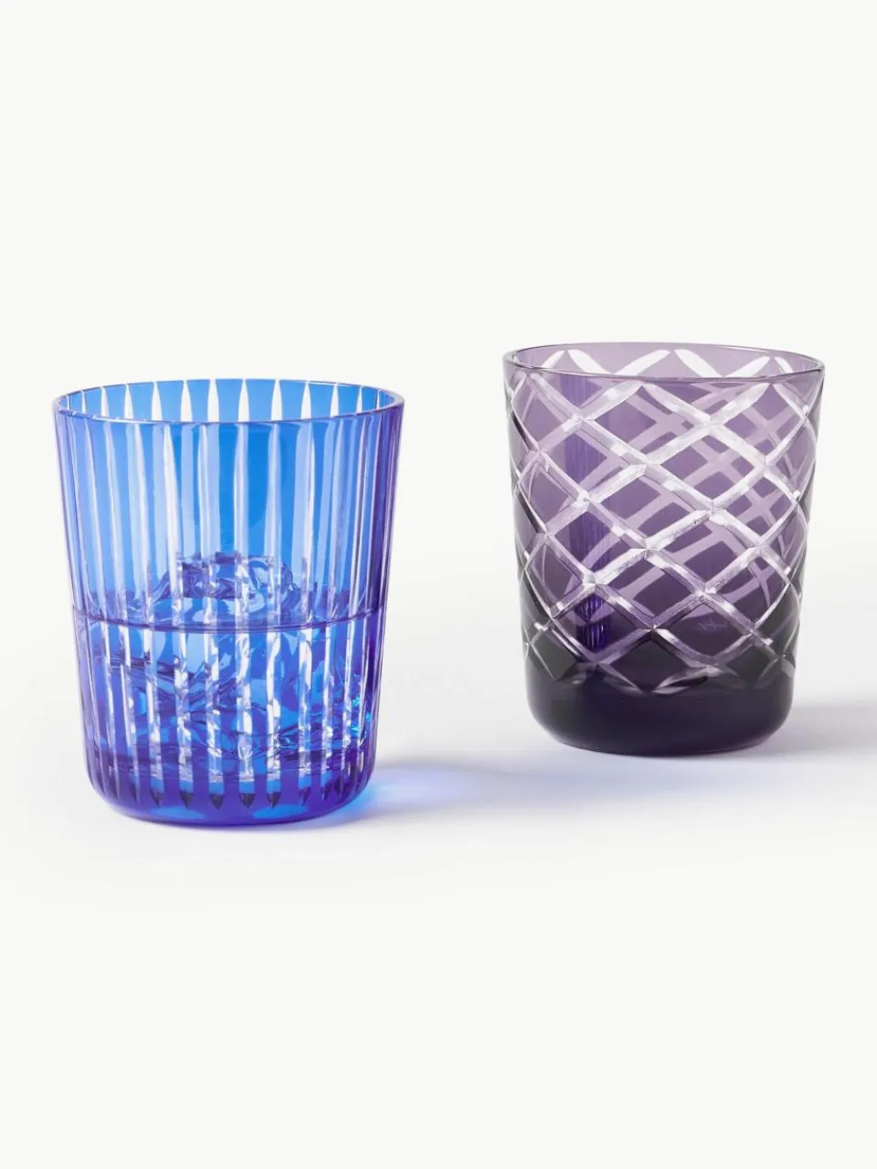 Pols Potten Wassergläser Cobalt, 6er-Set