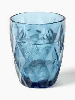 Westwing Collection Wassergläser Colorado mit Strukturmuster, 4 Stück