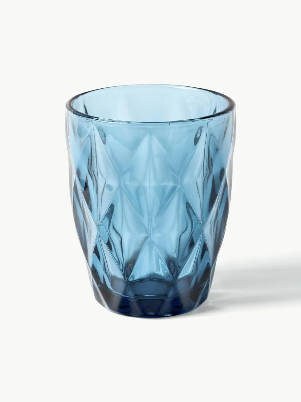 Westwing Collection Wassergläser Colorado mit Strukturmuster, 4 Stück