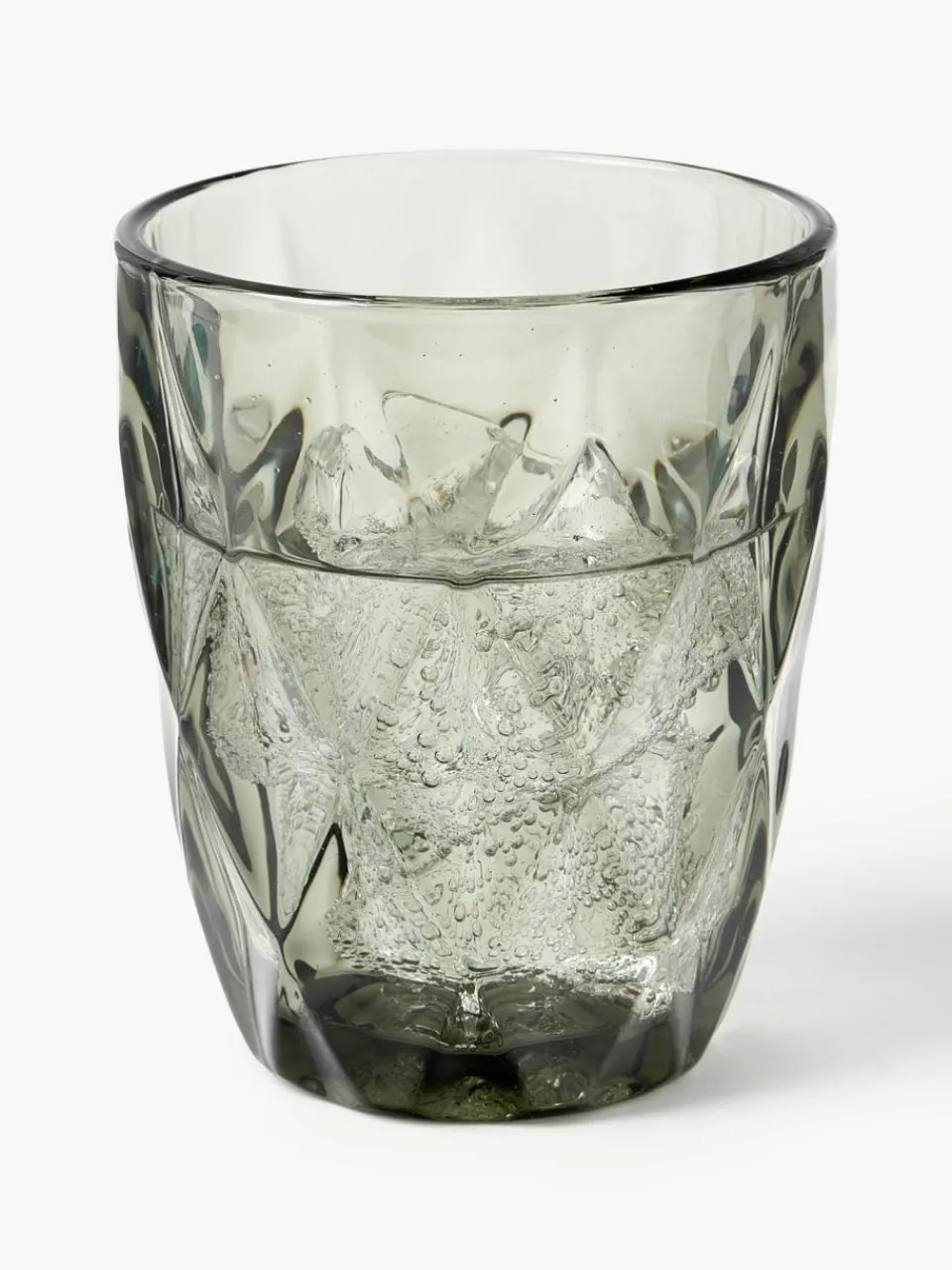 Westwing Collection Wassergläser Colorado mit Strukturmuster, 4 Stück