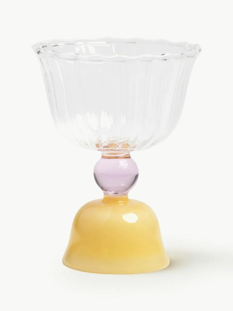 &k amsterdam Wassergläser Tulip aus Borosilikatglas, 2 Stück