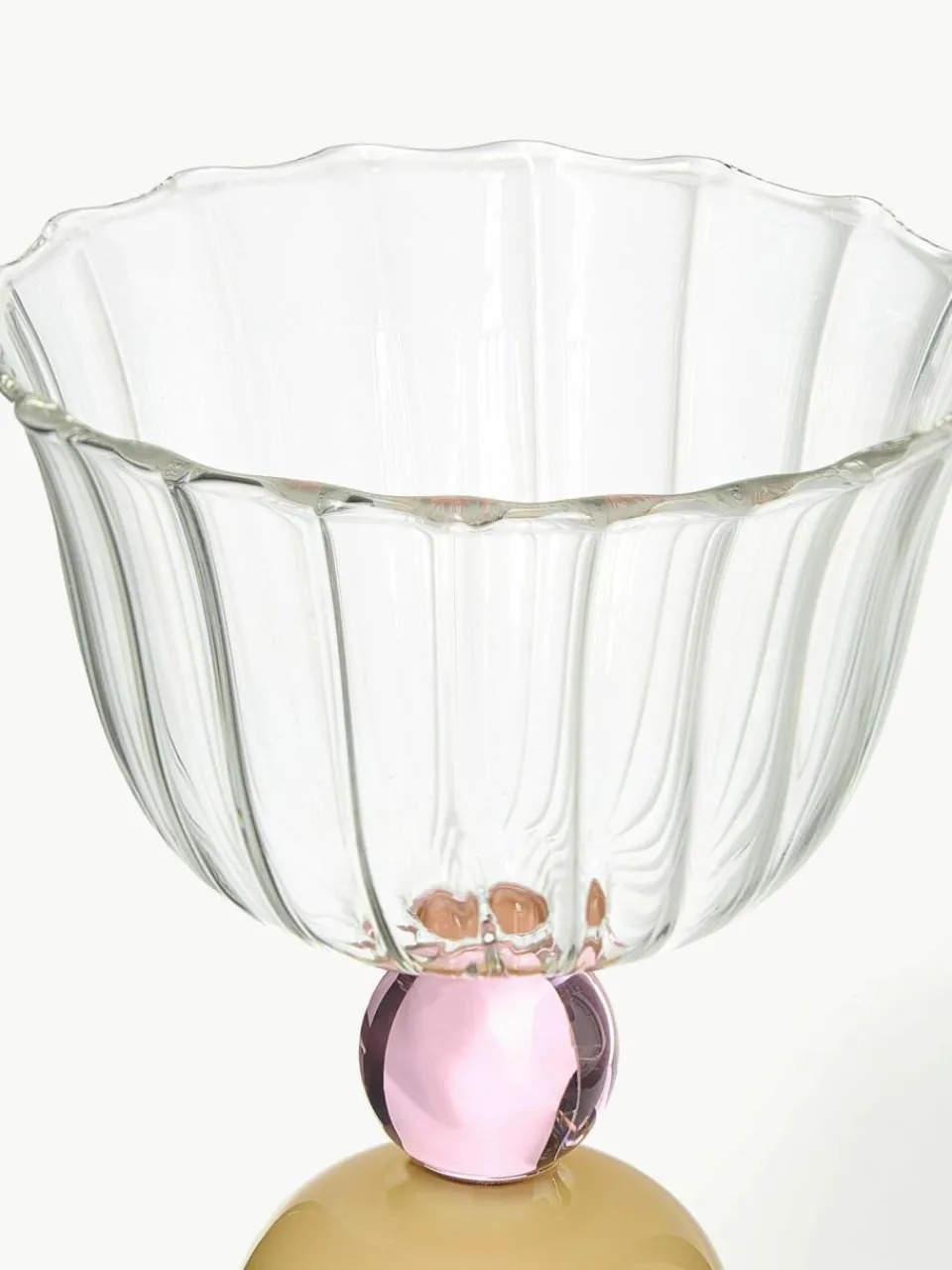 &k amsterdam Wassergläser Tulip aus Borosilikatglas, 2 Stück