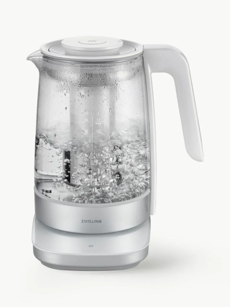 Zwilling Wasserkocher Enfinigy aus Glas mit Teeeinsatz, 1.7 L