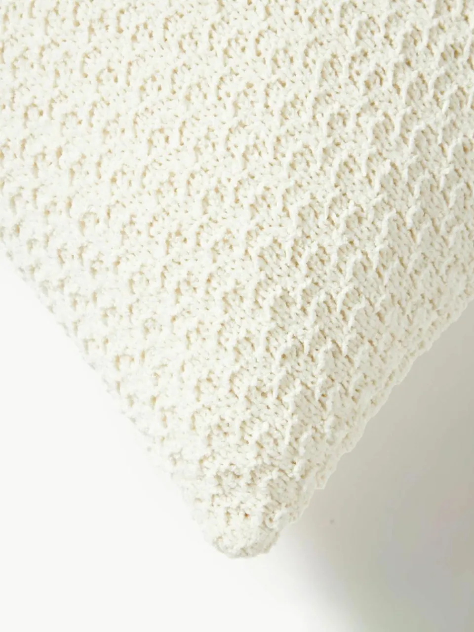 Westwing Collection Weiche Strick-Kissenhülle Everly aus Chenille