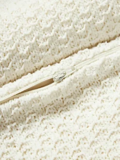 Westwing Collection Weiche Strick-Kissenhülle Everly aus Chenille