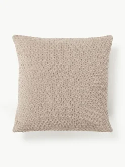 Westwing Collection Weiche Strick-Kissenhülle Everly aus Chenille