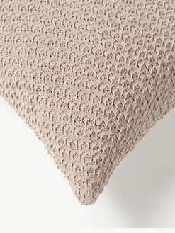 Westwing Collection Weiche Strick-Kissenhülle Everly aus Chenille