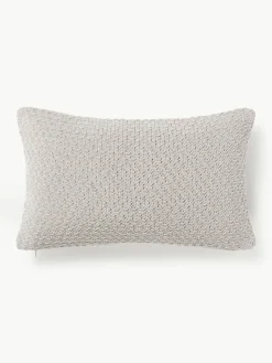 Westwing Collection Weiche Strick-Kissenhülle Everly aus Chenille