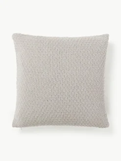 Westwing Collection Weiche Strick-Kissenhülle Everly aus Chenille