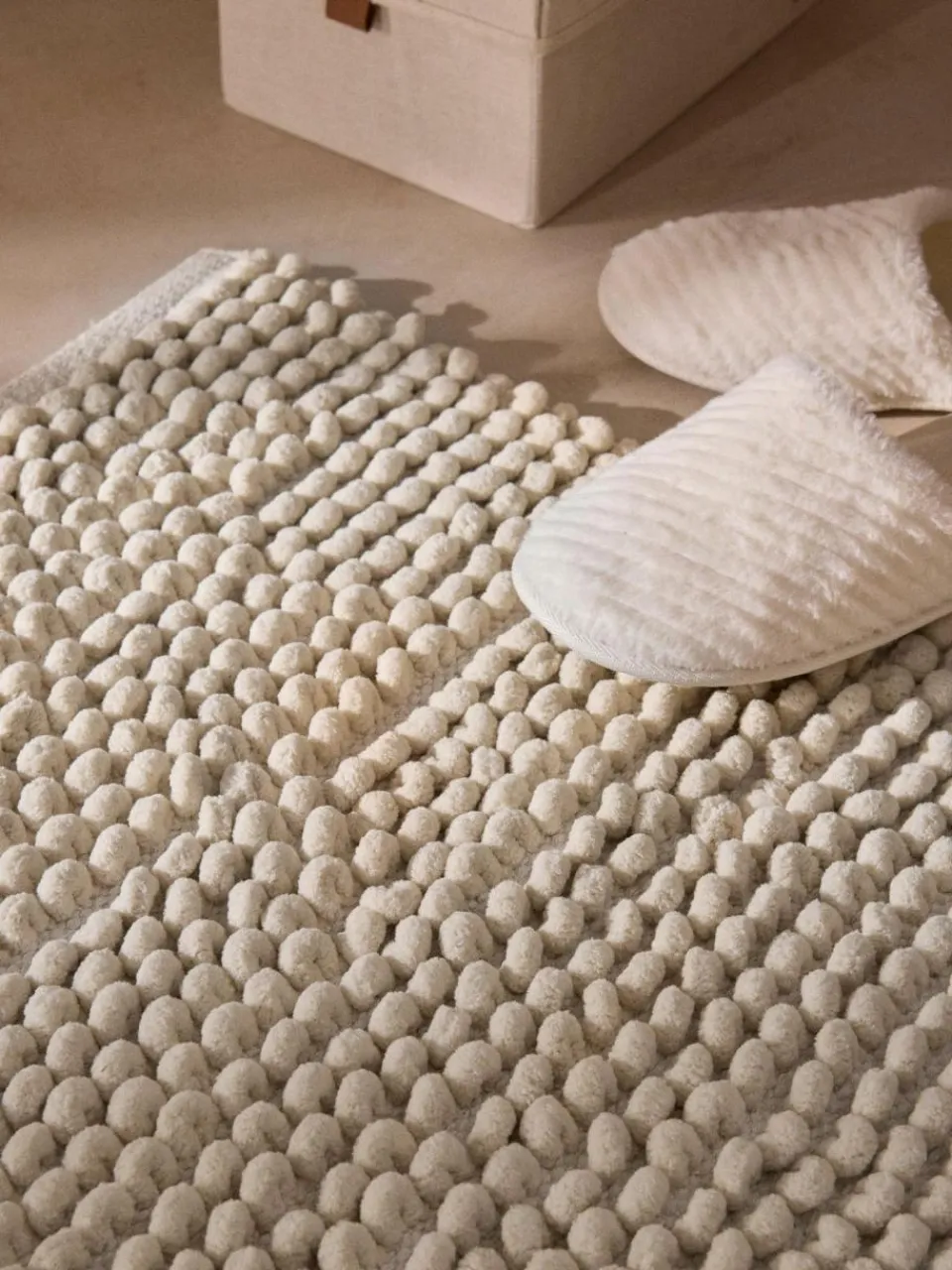 Westwing Collection Weicher Badvorleger Brady im Schlingen-Design