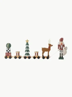 Kinder Bloomingville Weihnachtlicher Deko-Zug Vadim aus Buchenholz