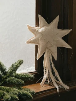 ferm LIVING Weihnachtsbaumspitze Vela aus Baumwolle