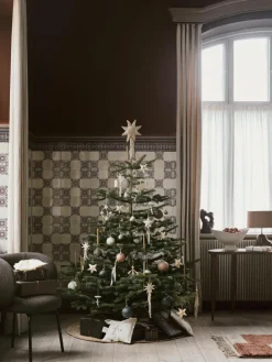 ferm LIVING Weihnachtsbaumspitze Vela aus Baumwolle