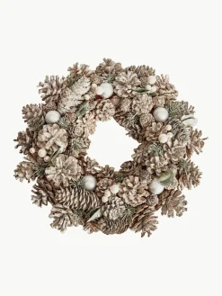 Westwing Weihnachtskranz Pearly, Ø 34 cm