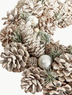 Westwing Weihnachtskranz Pearly, Ø 34 cm