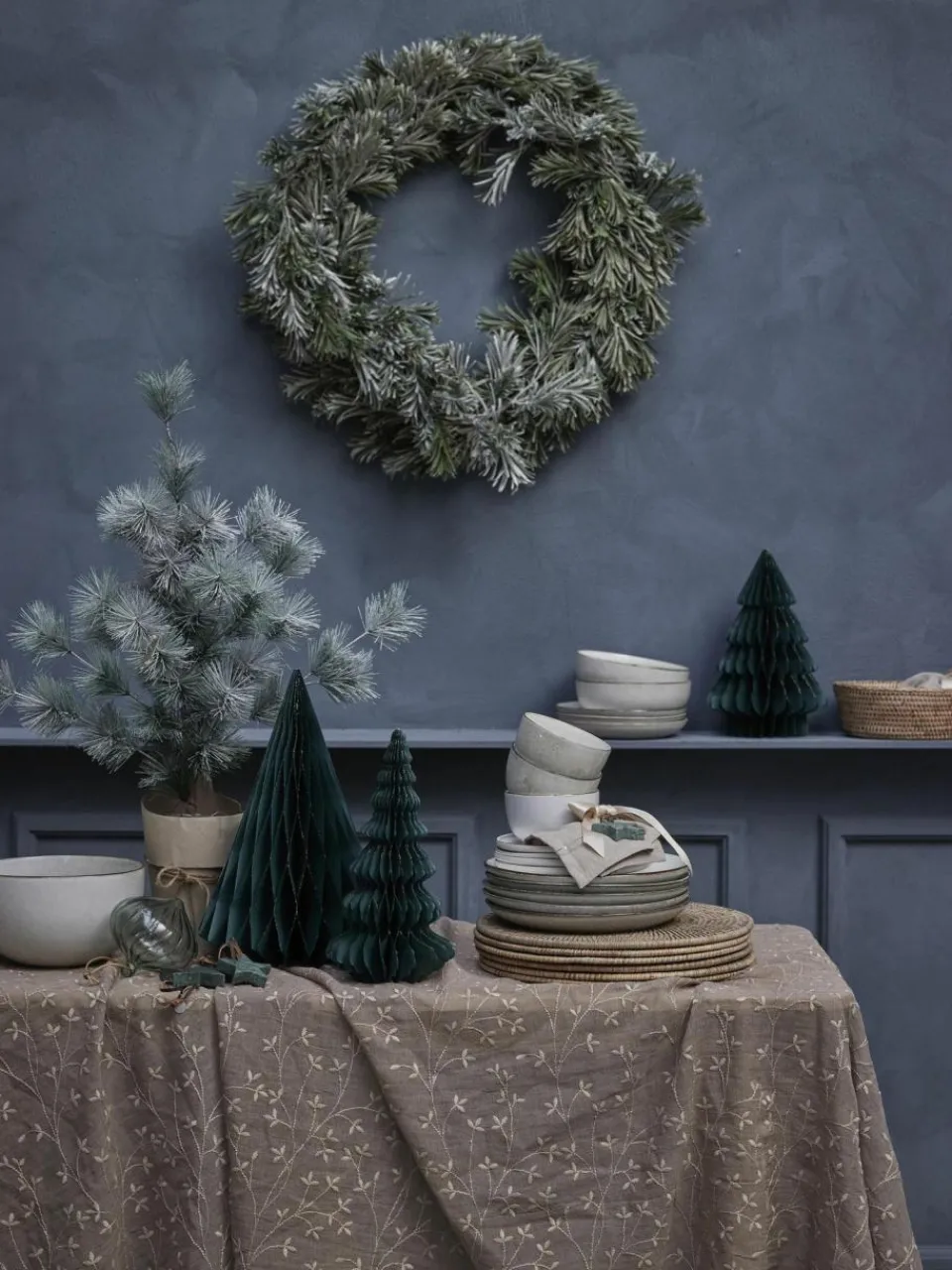 Lene Bjerre Weihnachtskranz Vintia, Ø 65 cm